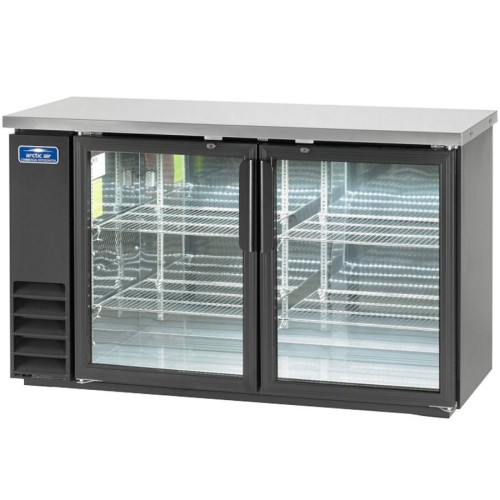 Arctic Air ABB60G 61" Glass Door Back Bar Refrigerator Arctic Air ABB60G 61" Glass Door Back Bar Refrigerator