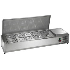 Arctic Air ACP55 55" Refrigerated Countertop Condiment Prep Station Arctic Air ACP55 55" Refrigerated Countertop Condiment Prep Station