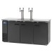 Arctic Air ADD72R-2 Black 2 Double Tap Kegerator Beer Dispenser - (4) 1/2 Keg Capacity Arctic Air ADD72R-2 Black 2 Double Tap Kegerator Beer Dispenser - (4) 1/2 Keg Capacity