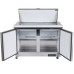 Arctic Air AMT48R 48" 2 Door Mega Top Refrigerated Sandwich Prep Table Arctic Air AMT48R 48" 2 Door Mega Top Refrigerated Sandwich Prep Table