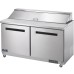Arctic Air AMT60R 60" 2 Door Mega Top Refrigerated Sandwich Prep Table Arctic Air AMT60R 60" 2 Door Mega Top Refrigerated Sandwich Prep Table