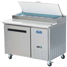 Arctic Air APP48R 48" One Door Pizza Prep Refrigerator Table Arctic Air APP48R 48" One Door Pizza Prep Refrigerator Table