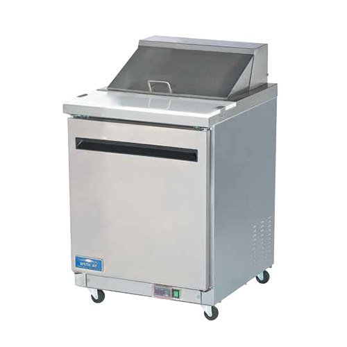 Arctic Air AST28R 29" 1 Door Mega Top Refrigerated Sandwich Prep Table Arctic Air AST28R 29" 1 Door Mega Top Refrigerated Sandwich Prep Table