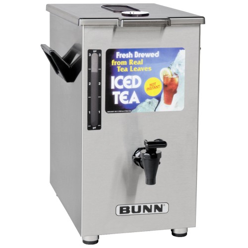 Bunn 03250.0006 TD4 4 Gallon Square Iced Tea Dispenser with Brew-Through Lid Bunn 03250.0006 TD4 4 Gallon Square Iced Tea Dispenser with Brew-Through Lid
