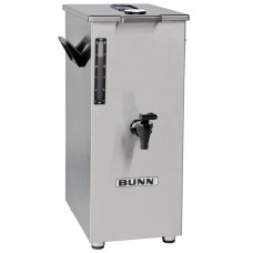 Bunn 03250.0018 TD4T 4 Gallon Square Iced Tea Dispenser with Brew-Through Lid - No Decals Bunn 03250.0018 TD4T 4 Gallon Square Iced Tea Dispenser with Brew-Through Lid - No Decals
