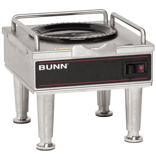 Bunn 12203.0014 RWS1 Coffee Server Warmer with Satin Nickel Legs - 120V