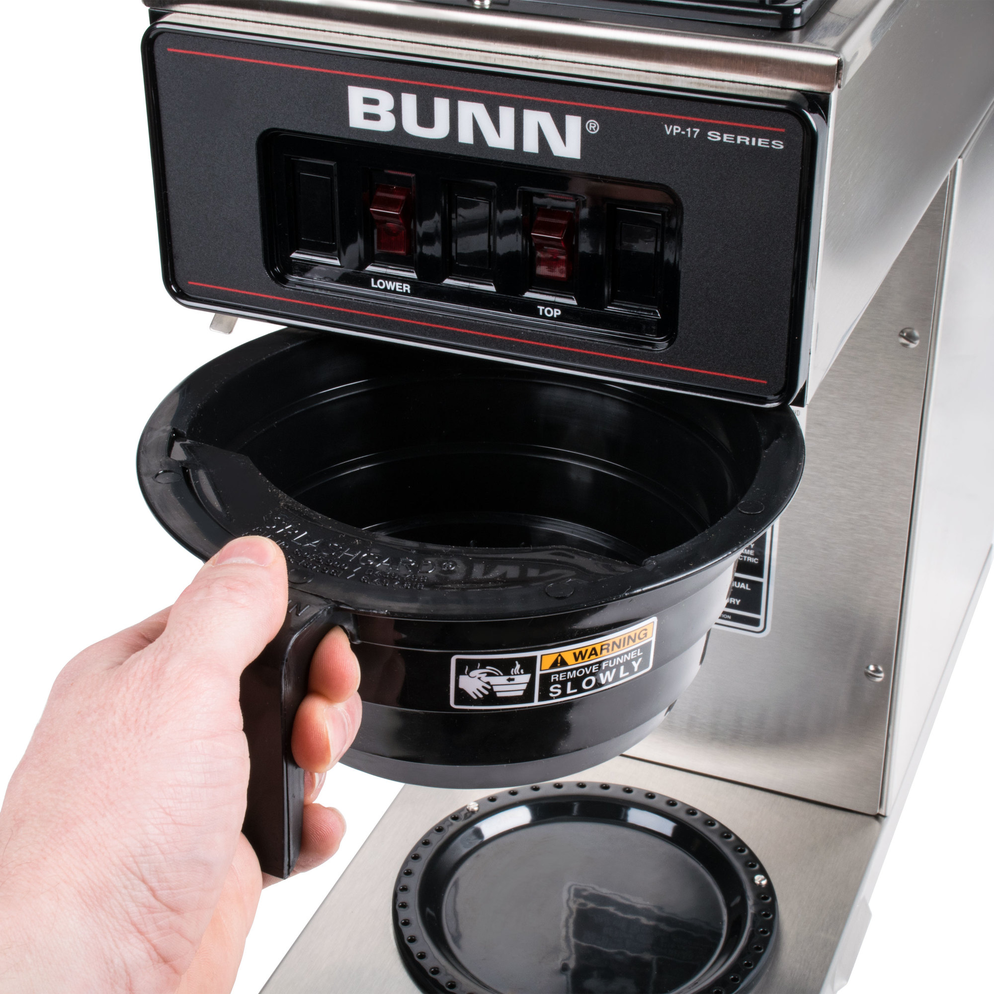 Bunn 13300.0002 Coffee Maker w/ 2 Warmers Low Profile Pourover Stainless 