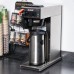 Bunn 23001.0008 CWTF35 APS Airpot Brewer with Black Plastic Funnel and Hot Water Faucet - 120/208-240V