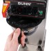 Bunn 23001.0008 CWTF35 APS Airpot Brewer with Black Plastic Funnel and Hot Water Faucet - 120/208-240V