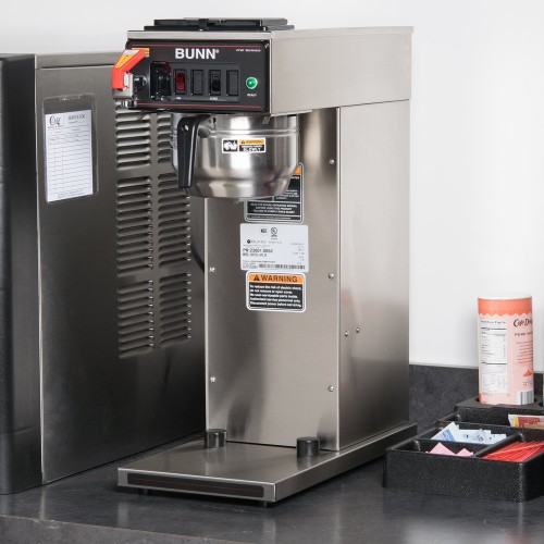 Bunn 23001.0052 CWTF35-APS Airpot Brewer with Gourmet Funnel and Hot Water Faucet - 120/208-240V Bunn 23001.0052 CWTF35-APS Airpot Brewer with Gourmet Funnel and Hot Water Faucet - 120/208-240V