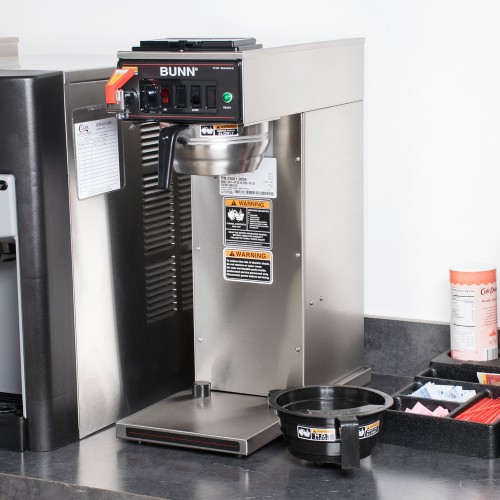 Bunn 23001.0059 CWTF APS-DV Airpot Brewer with Black Plastic Funnel and Stainless Steel Funnel - Dual Voltage Bunn 23001.0059 CWTF APS-DV Airpot Brewer with Black Plastic Funnel and Stainless Steel Funnel - Dual Voltage