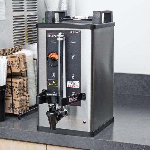Bunn 27850.0006 Soft Heat 1.5 Gallon Stainless Steel Coffee Server with 45 Minute Setting Bunn 27850.0006 Soft Heat 1.5 Gallon Stainless Steel Coffee Server with 45 Minute Setting