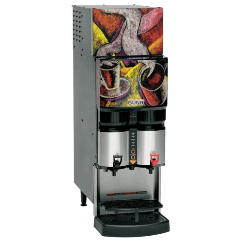 Bunn 34400.0036 LCR-2 Refrigerated Liquid Coffee Dispenser with Scholle Connector - 120V