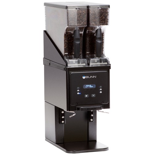 Bunn 35600.0022 BrewWISE MHG Black Multi Hopper Coffee Grinder with Removable Hoppers - 120V