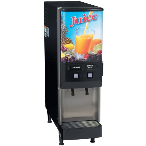 Bunn 37900.0001 JDF-2S 2 Flavor Cold Beverage Juice Dispenser Bunn 37900.0001 JDF-2S 2 Flavor Cold Beverage Juice Dispenser