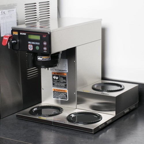 Bunn 38700.0009 Axiom DV-3 Automatic Coffee Brewer with 3 Lower Warmers - Dual Voltage