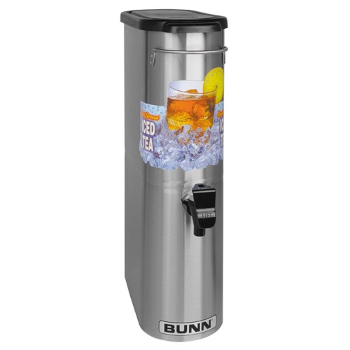 Bunn 39600.0031 TDO-N-3.5 3.5 Gallon Narrow Iced Tea Dispenser with Lift Handle Bunn 39600.0031 TDO-N-3.5 3.5 Gallon Narrow Iced Tea Dispenser with Lift Handle