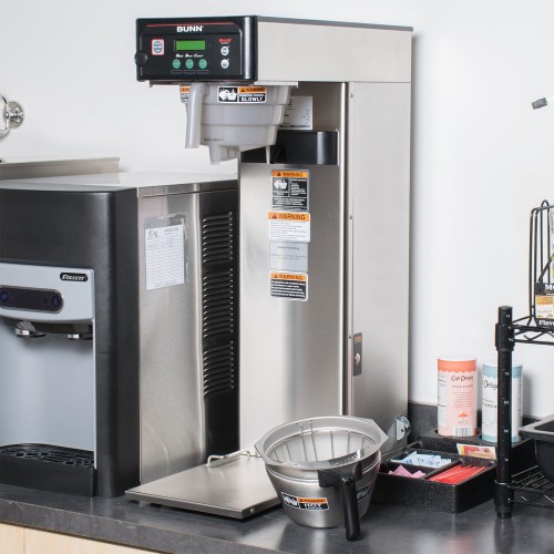 Bunn 43000.0000 BrewWISE ITCB-DV HV Infusion High Volume Tea and Coffee Brewer - 240V