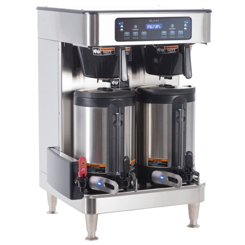 Bunn 51200.0103 ICB Infusion Series WiFi Capable Stainless Steel Twin Coffee Brewer - 120/240V Bunn 51200.0103 ICB Infusion Series WiFi Capable Stainless Steel Twin Coffee Brewer - 120/240V