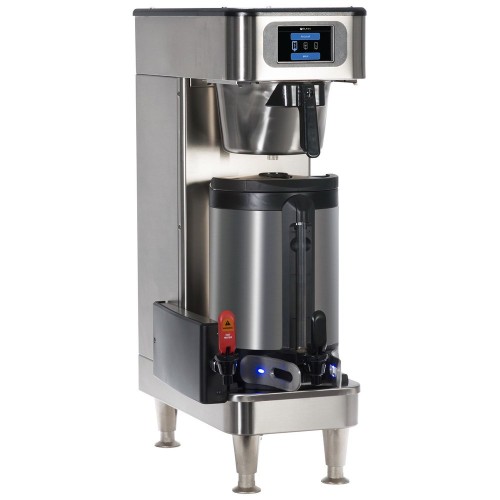 Bunn 52100.0100 ICB SH Platinum Edition Infusion Series Black / Silver Single Automatic Coffee Brewer with Wireless Server Monitoring - 120/240V, 3500W Bunn 52100.0100 ICB SH Platinum Edition Infusion Series Black / Silver Single Automatic Coffee Brewer with Wireless Server Monitoring - 120/240V, 3500W