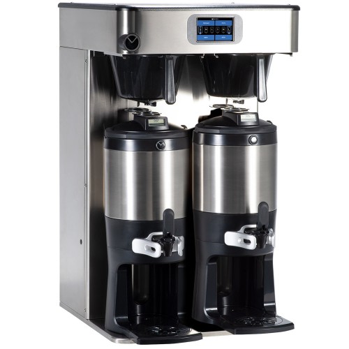 Bunn 53400.0101 ICB Twin Tall Platinum Edition Infusion Series Black / Silver Twin Automatic Coffee Brewer - 120/240V, 6000W Bunn 53400.0101 ICB Twin Tall Platinum Edition Infusion Series Black / Silver Twin Automatic Coffee Brewer - 120/240V, 6000W