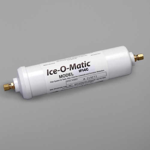 Ice-O-Matic IF14C Inline Single Ice Machine Water Filter Cartridge - 10 Micron and 0.5 GPM, 1/4" Compression Ice-O-Matic IF14C Inline Single Ice Machine Water Filter Cartridge - 10 Micron and 0.5 GPM, 1/4" Compression