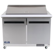 Arctic Air AMT48R 48" 2 Door Mega Top Refrigerated Sandwich Prep Table Arctic Air AMT48R 48" 2 Door Mega Top Refrigerated Sandwich Prep Table