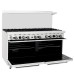Atosa ATO-10B Cookrite Gas Range, 60”,  (10) Burners, (2) 26.5” Ovens