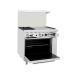 Atosa ATO-2B24G CookRite Gas Range, 36", (2) burners, 24" griddle, (1) 26-1/2" oven