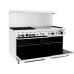 Atosa ATO-4B36G CookRite Gas Range, 60", (4) burners, 36" griddle, (2) 26-1/2" ovens Atosa ATO-4B36G CookRite Gas Range, 60", (4) burners, 36" griddle, (2) 26-1/2" ovens