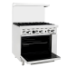 Atosa ATO-6B CookRite Gas Range, 36", (6) burners, (1) 26-1/2" oven