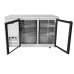 Atosa MBB59G Back Bar Cooler, (2) locking glass doors Atosa MBB59G Back Bar Cooler, (2) locking glass doors
