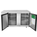 Atosa MBB69 Back Bar Cooler, (2) locking solid doors