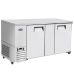 Atosa MBB69 Back Bar Cooler, (2) locking solid doors