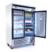 Atosa MCF8707GR Refrigerator Merchandiser, two-section, bottom-mount self-contained refrigeration Atosa MCF8707GR Refrigerator Merchandiser, two-section, bottom-mount self-contained refrigeration