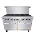 Atosa ATO-10B Cookrite Gas Range, 60”,  (10) Burners, (2) 26.5” Ovens