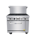 Atosa ATO-6B CookRite Gas Range, 36", (6) burners, (1) 26-1/2" oven