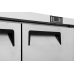 Atosa MGF8402GR Undercounter Refrigerator, reach-in, two-section, rear-mounted self-contained refrigeration