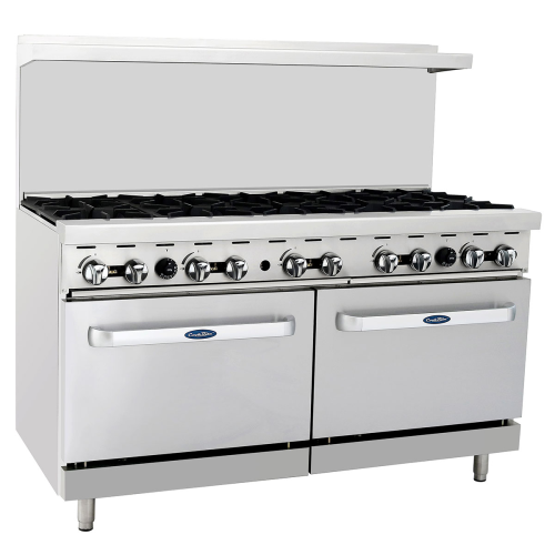 Atosa ATO-10B Cookrite Gas Range, 60”,  (10) Burners, (2) 26.5” Ovens