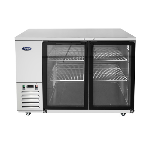 Atosa MBB59G Back Bar Cooler, (2) locking glass doors Atosa MBB59G Back Bar Cooler, (2) locking glass doors