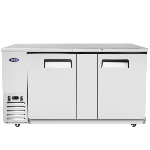 Atosa MBB69 Back Bar Cooler, (2) locking solid doors