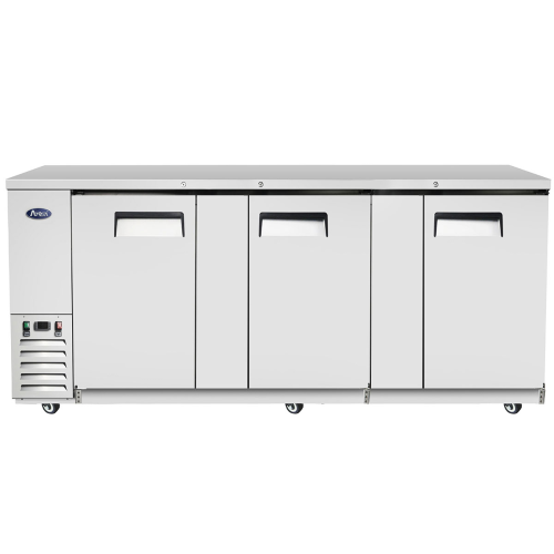 Atosa MBB90 Back Bar Cooler, (3) locking solid doors Atosa MBB90 Back Bar Cooler, (3) locking solid doors