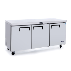 Atosa MGF8404GR Undercounter Refrigerator, reach-in, three-section, rear-mounted self-contained refrigeration Atosa MGF8404GR Undercounter Refrigerator, reach-in, three-section, rear-mounted self-contained refrigeration