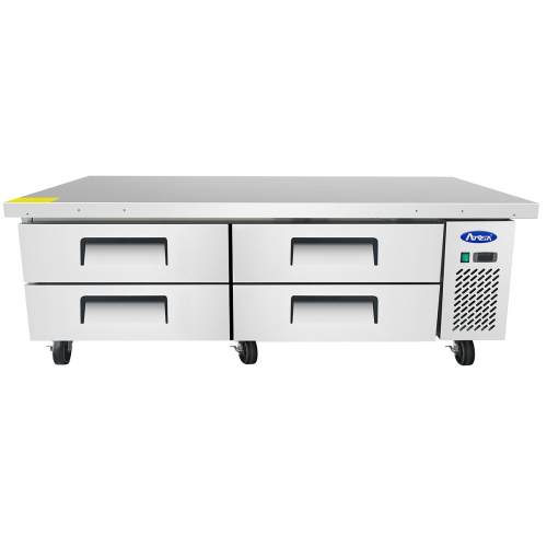 Atosa MGF8453GR Chef Base, two-section, side-mounted self-contained refrigeration Atosa MGF8453GR Chef Base, two-section, side-mounted self-contained refrigeration