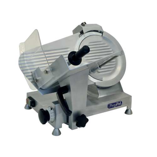 Atosa PPSL-10 PrepPal Compact Slicer, manual, angled gravity feed, 10" diameter knife
