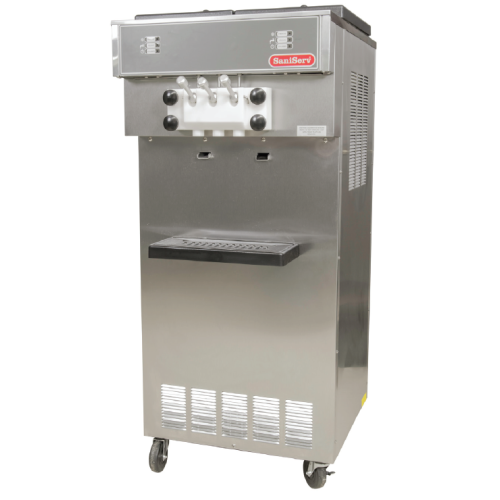 Saniserv 521 Soft Serve/Yogurt Twist Freezer, 2 Heads, (2) 1 HP, 208 230/60/1