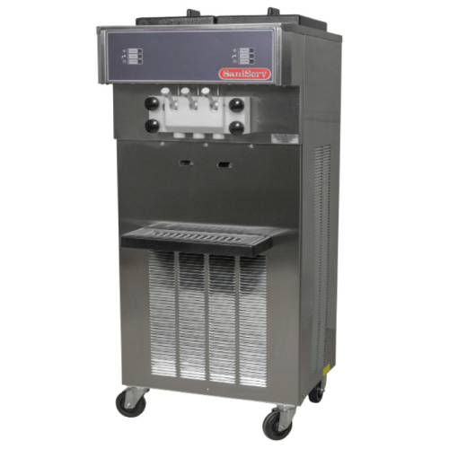 Saniserv 527 Floor Model Soft Serve/Yogurt Twist Freezer, 2 Heads, 2 HP, 208 230/60/1 Saniserv 527 Floor Model Soft Serve/Yogurt Twist Freezer, 2 Heads, 2 HP, 208 230/60/1