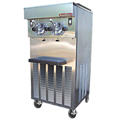 Saniserv 724 Margarita Machine - Double, Floor Model, 512 Servings/hr., Air Cooled, 208/230v/1ph Saniserv 724 Margarita Machine - Double, Floor Model, 512 Servings/hr., Air Cooled, 208/230v/1ph
