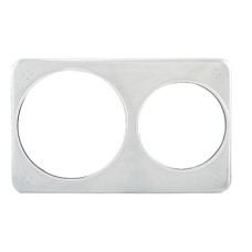 Winco ADP-608 Adapter Plate w/ (2) 6 3/8" & 8 3/8" Holes, Stainless Winco ADP-608 Adapter Plate w/ (2) 6 3/8" & 8 3/8" Holes, Stainless