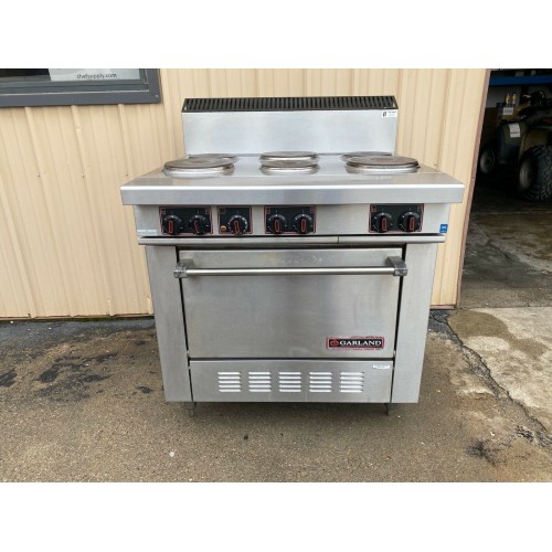GARLAND ELECTRIC 6-BURNER RANGE, 208V - 3PH GARLAND ELECTRIC 6-BURNER RANGE, 208V - 3PH